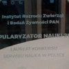 Instytut Rozrodu Zwierząt i Badań Żywności PAN w Olsztynie został laureatem konkursu Popularyzator Nauki 2017.