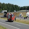 Pięć samochodów zderzyło się na drodze S7 przy zjeździe na Grunwald. Zginęła jedna osoba.