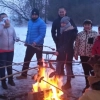 Tegoroczne opady śniegu sprawiły, że w końcu można w pełni cieszyć się zimą. Mieszkańcy wsi Radomno zorganizowali z tej okazji kulig.