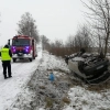 Śnieg zaskoczył kierowców na Warmii i Mazurach.