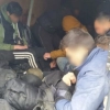 Funkcjonariusze Straży granicznej zatrzymali busa z migrantami.