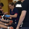 Prawie 16 litrów krwi udało się zebrać w czasie walentynkowej akcji w Starostwie Powiatowym w Olsztynie.