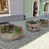 W centrum Olsztyna pojawiły się nowe donice z kwiatami.