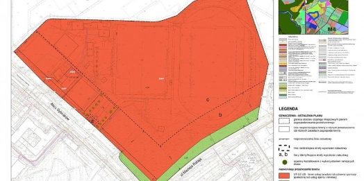 Jest plan zagospodarowania terenu, na którym powstanie piłkarski kompleks szkoleniowy.
