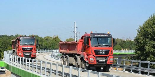 Powstająca w Olsztynie tramwajowa estakada przeszła próbę obciążeniową.