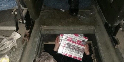 W Gołdapi funkcjonariusze celno-skarbowi ujawnili kolejną próbę przemytu w autobusie.