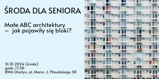 BWA Galeria Sztuki w Olsztynie serdecznie zaprasza na spotkanie z cyklu 