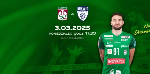 To będzie ostatni mecz fazy zasadniczej, jaki drużyna z Olsztyna rozegra w Hali Urania. Przed nami prawdziwe, sportowe emocje!