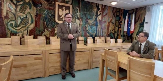 Adam Czajkowski, nowy p.o. Dyrektor Regionalnej Dyrekcji Lasów Państwowych w Olsztynie spotkał się dziś z załogą biura RDLP w Olsztynie.