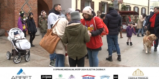 Olsztyńska starówka tętni życiem za sprawą 32. Finału Wielkiej Orkiestry Świątecznej Pomocy.
