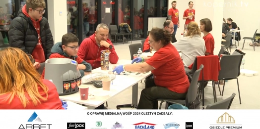 W trakcie 32. finału WOŚP w Olsztynie zebrano ponad 268 tysięcy zł. 
