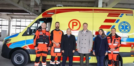 To najcięższy ambulans, jaki jeździ po województwie warmińsko-mazurskim.