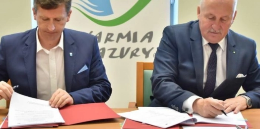 Marszałek województwa warmińsko-mazurskiego podpisał kolejne umowy z miastami należącymi do sieci Cittaslow.