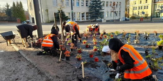 Mini-skwer powstaje w Olsztynie.