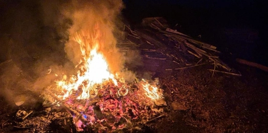 O tym, że nie wolno palić plastiku, przekonał się mieszkaniec powiatu iławskiego.