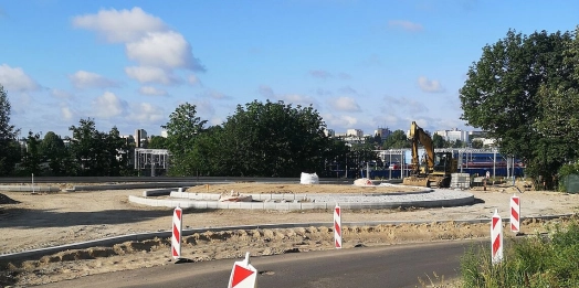 Coraz bardziej zaawansowane są prace na olsztyńskim Zatorzu.