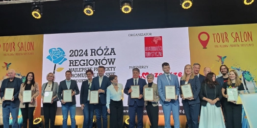 Turystyczna publikacja zdobyła wyróżnienie na konkursie „Róża Regionów 2024”.