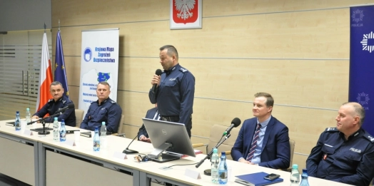 Warmińsko-mazurscy policjanci podsumowali rok 2017. Było wyraźnie lepiej, niż w 2016.