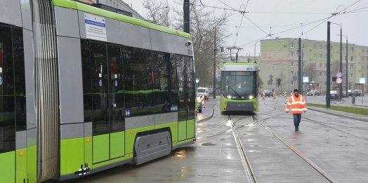Urząd Miasta Olsztyna zapowiada pierwszy przejazd nową linią tramwajową.