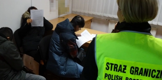 Straż Graniczna zatrzymała 5 obywateli Wietnamu, którzy nielegalnie chcieli podjąć pracę w Olsztynie.