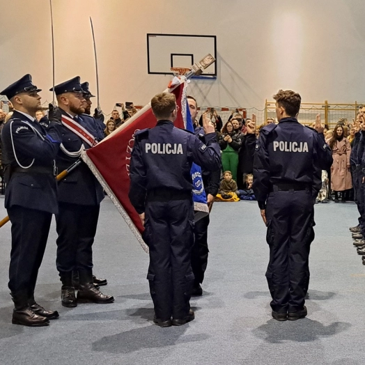W Olsztynie odbyło się pierwsze w tym roku policyjne ślubowanie.
