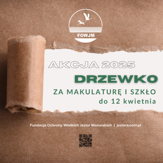 Trwa XIII edycja akcji "Drzewko za makulaturę i szkło". Idea jest prosta. Zbieramy makulaturę lub szkło i oddajemy je do wyznaczonych PSZOK-ów, czyli Punktów Selektywnej Zbiórki Odpadów Komunalnych, a w zamian możemy otrzymać na wiosnę sadzonki rośli