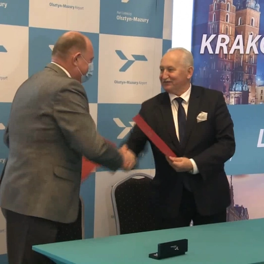 Port Lotniczy Olsztyn-Mazury ma dwa nowe hangary dla małych i średnich samolotów.