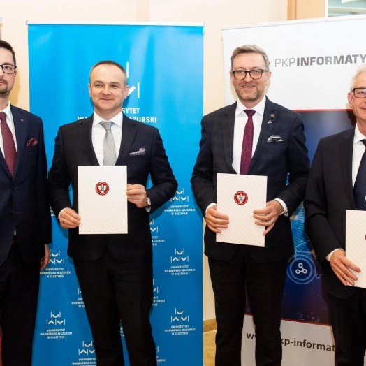 PKP SA i PKP Informatyka podpisały umowę o współpracy z Uniwersytetem Warmińsko-Mazurskim.