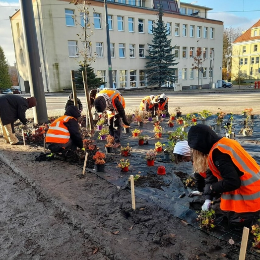 Mini-skwer powstaje w Olsztynie.