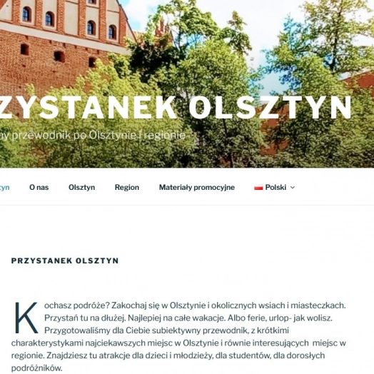 Uczniowie Zespołu Szkół Ekonomicznych w Olsztynie przygotowali internetowy przewodnik po mieście.